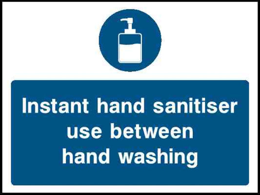 Instant Hand Sanitiser Use Between Washing