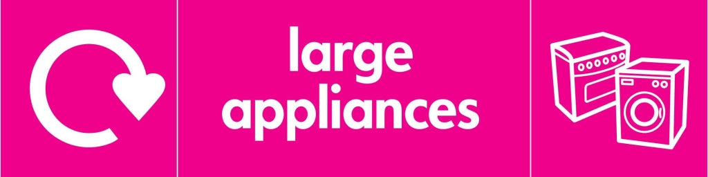 large appliances - Safety Decals Ltd