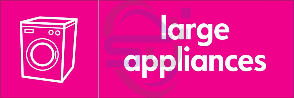 large appliances - Safety Decals Ltd
