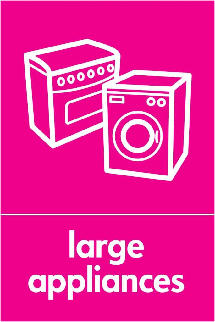large appliances - Safety Decals Ltd