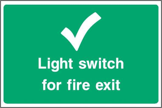 Light Switch For Fire Exit