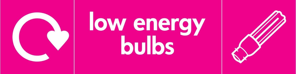 low energy bulbs - Safety Decals Ltd