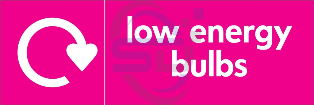 low energy bulbs - Safety Decals Ltd