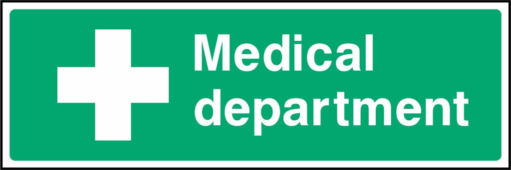 Medical department - Safety Decals Ltd
