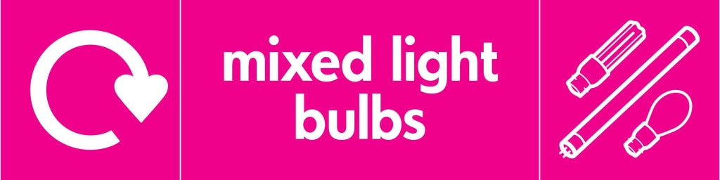 mixed light bulbs - Safety Decals Ltd