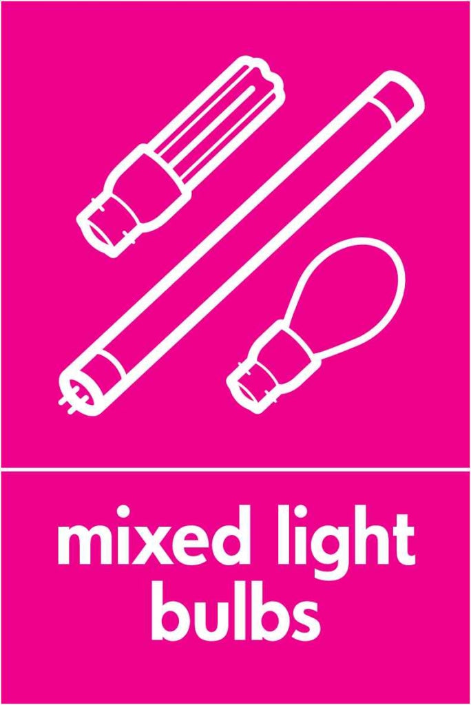 mixed light bulbs - Safety Decals Ltd