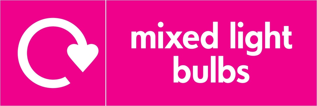 mixed light bulbs - Safety Decals Ltd