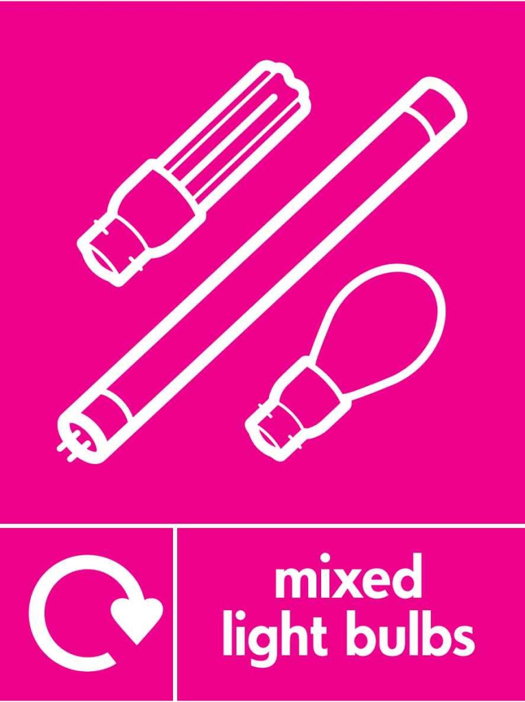 mixed light bulbs - Safety Decals Ltd