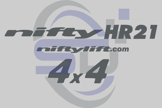 Niftylift Hr21 Cosmetic Decal Kit