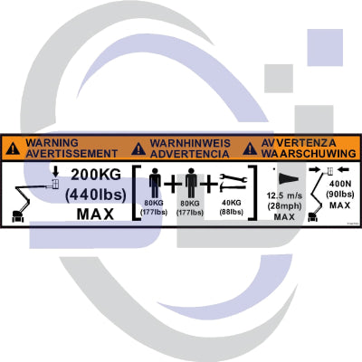 NiftyLift Single Decal P14801 - Safety Decals Ltd
