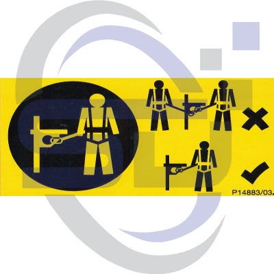 NiftyLift Single Decal P14883/03 - Safety Decals Ltd