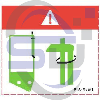 NiftyLift Single Decal P18432 - Safety Decals Ltd