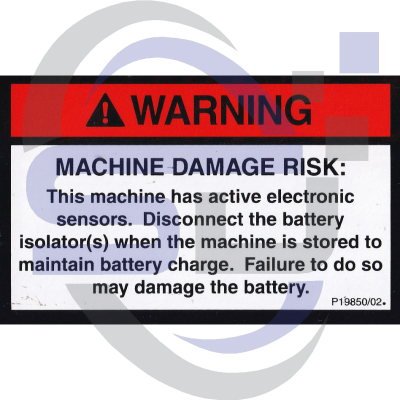 NiftyLift Single Decal P19850/02 - Safety Decals Ltd