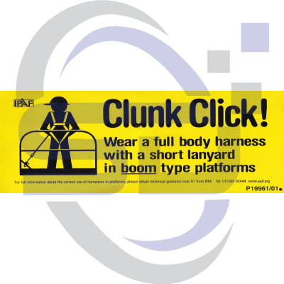 NiftyLift Single Decal P19961/01 - Safety Decals Ltd