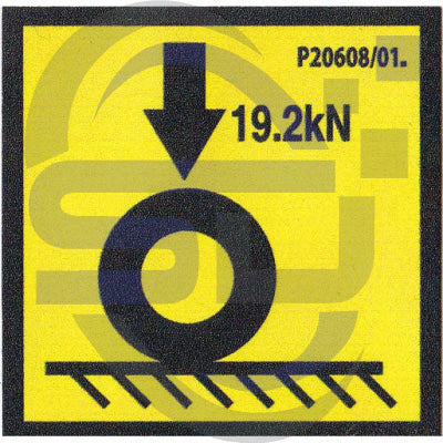 NiftyLift Single Decal P20608/01 - Safety Decals Ltd