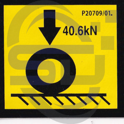 NiftyLift Single Decal P20709/01 - Safety Decals Ltd