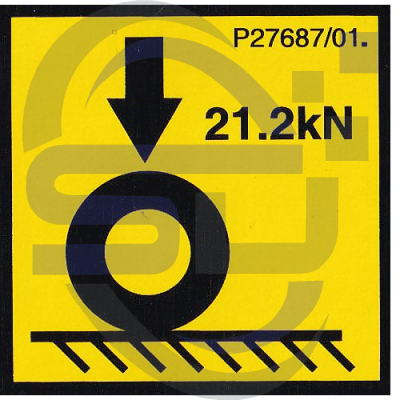 NiftyLift Single Decal P27687/01 - Safety Decals Ltd