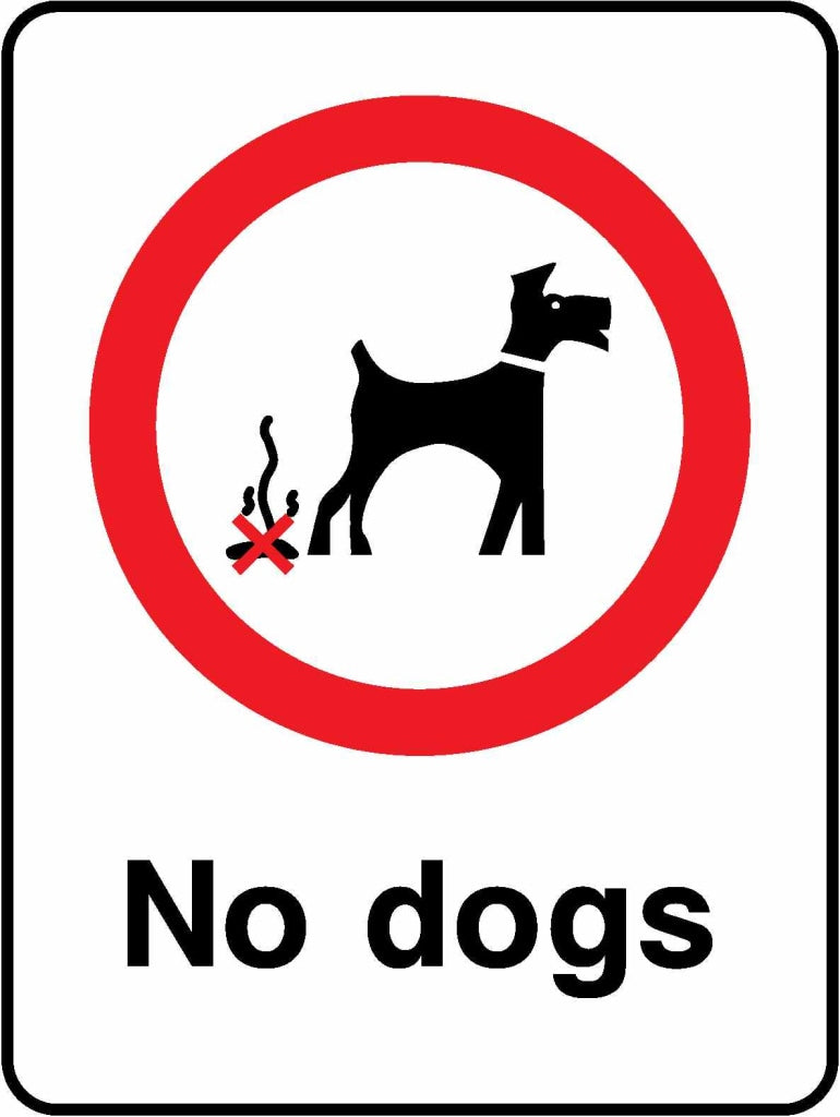 No Dogs - Safety Decals Ltd