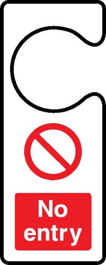 No entry - Safety Decals Ltd