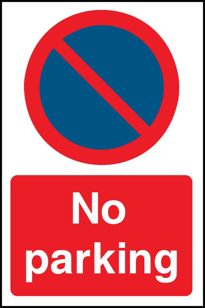 No parking - Safety Decals Ltd