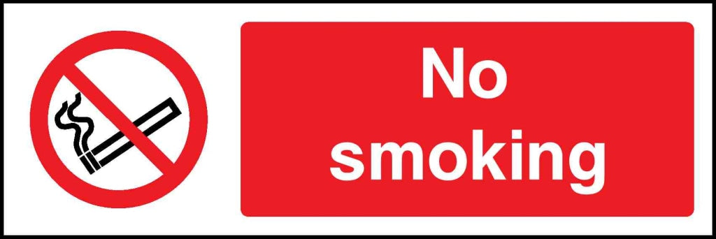 No smoking - Safety Decals Ltd
