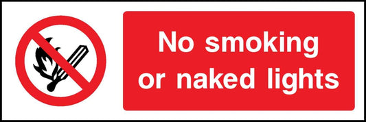 No Smoking Or Naked Lights