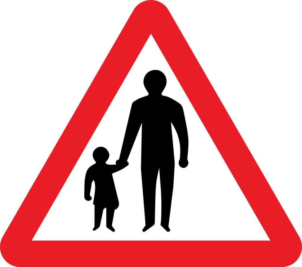 pedestrians in road - Safety Decals Ltd