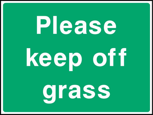 Please Keep Off Grass