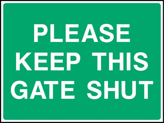 Please Keep This Gate Shut