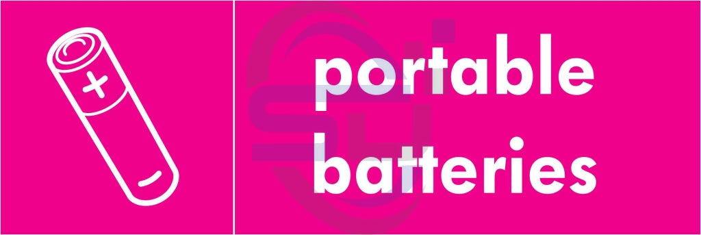 portable batteries - Safety Decals Ltd
