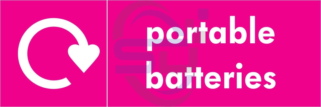 portable batteries - Safety Decals Ltd