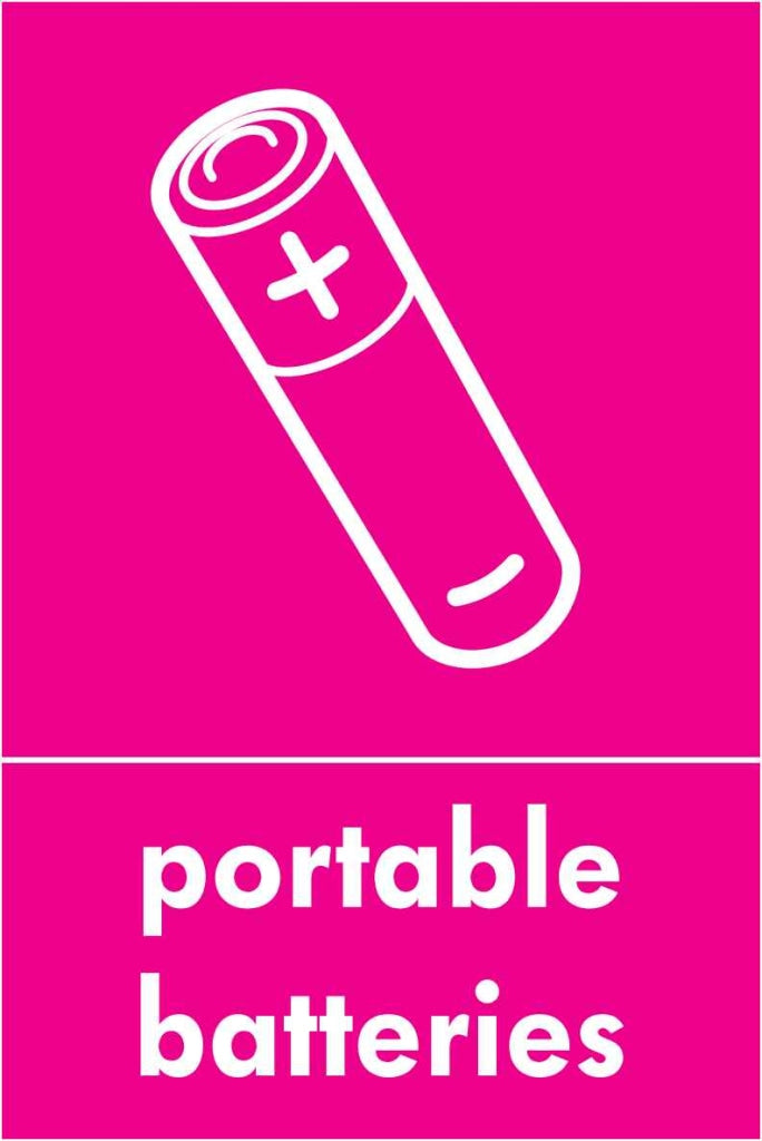 portable batteries - Safety Decals Ltd