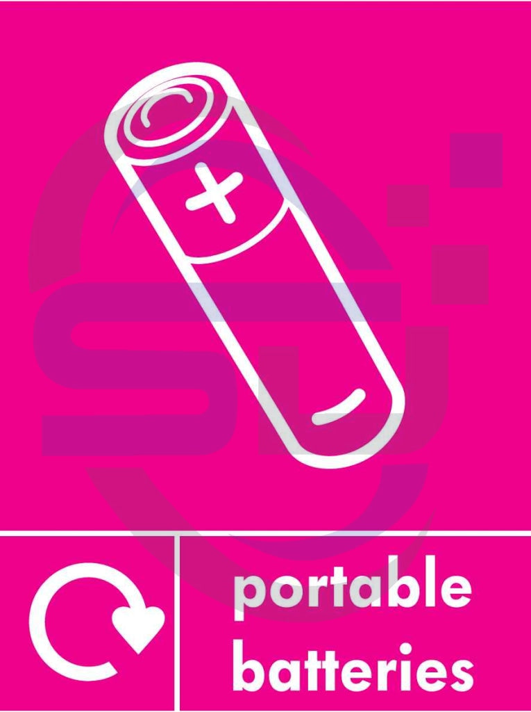 portable batteries - Safety Decals Ltd