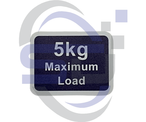 Power Tower, 5kg max load Single Decal, SAF1043 - Safety Decals Ltd