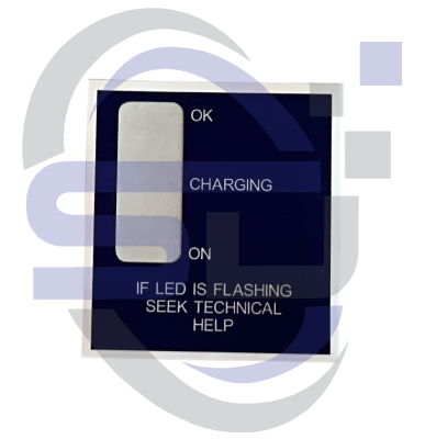 Power Tower, Charging, Single Decal, SAF1073 - Safety Decals Ltd