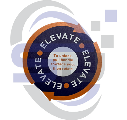 Power Tower, Elevate Single Decal, SAF1002 - Safety Decals Ltd