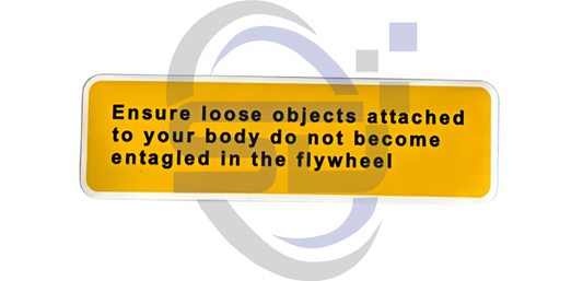 Power Tower, Ensure Loose Objects attached, Single Decal, SAF1066 - Safety Decals Ltd