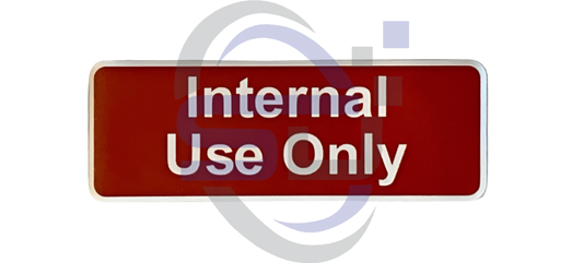 Power Tower, Internal Use Only, Single Decal, SAF1060 - Safety Decals Ltd