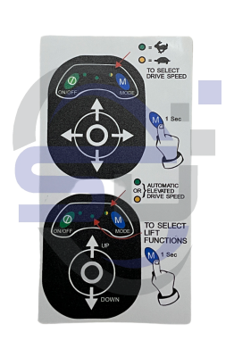 Power Tower, Lift function Single Decal, SAF1001 - Safety Decals Ltd