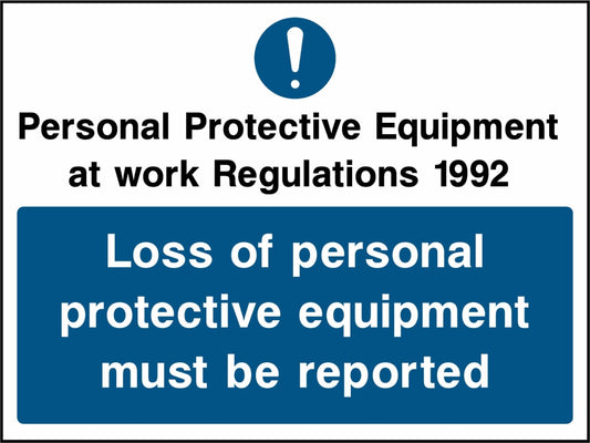 Ppe At Work Regulations 1992 Loss Of Must Be Reported