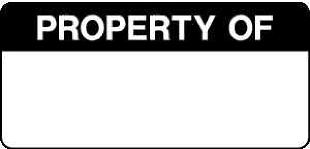 PROPERTY OF - Safety Decals Ltd