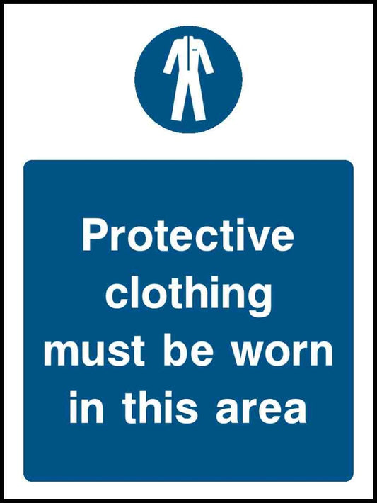 Protective Clothing Must Be Worn In This Area