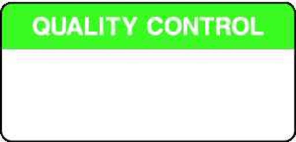 QUALITY CONTROL - Safety Decals Ltd
