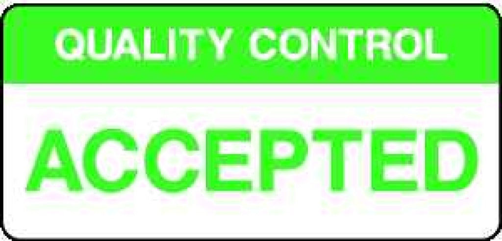 QUALITY CONTROL ACCEPTED - Safety Decals Ltd