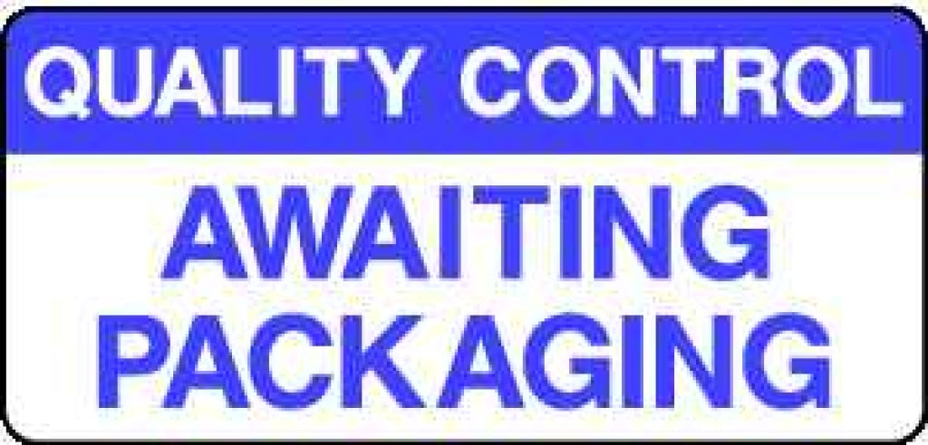 QUALITY CONTROL AWAITING PACKAGING - Safety Decals Ltd