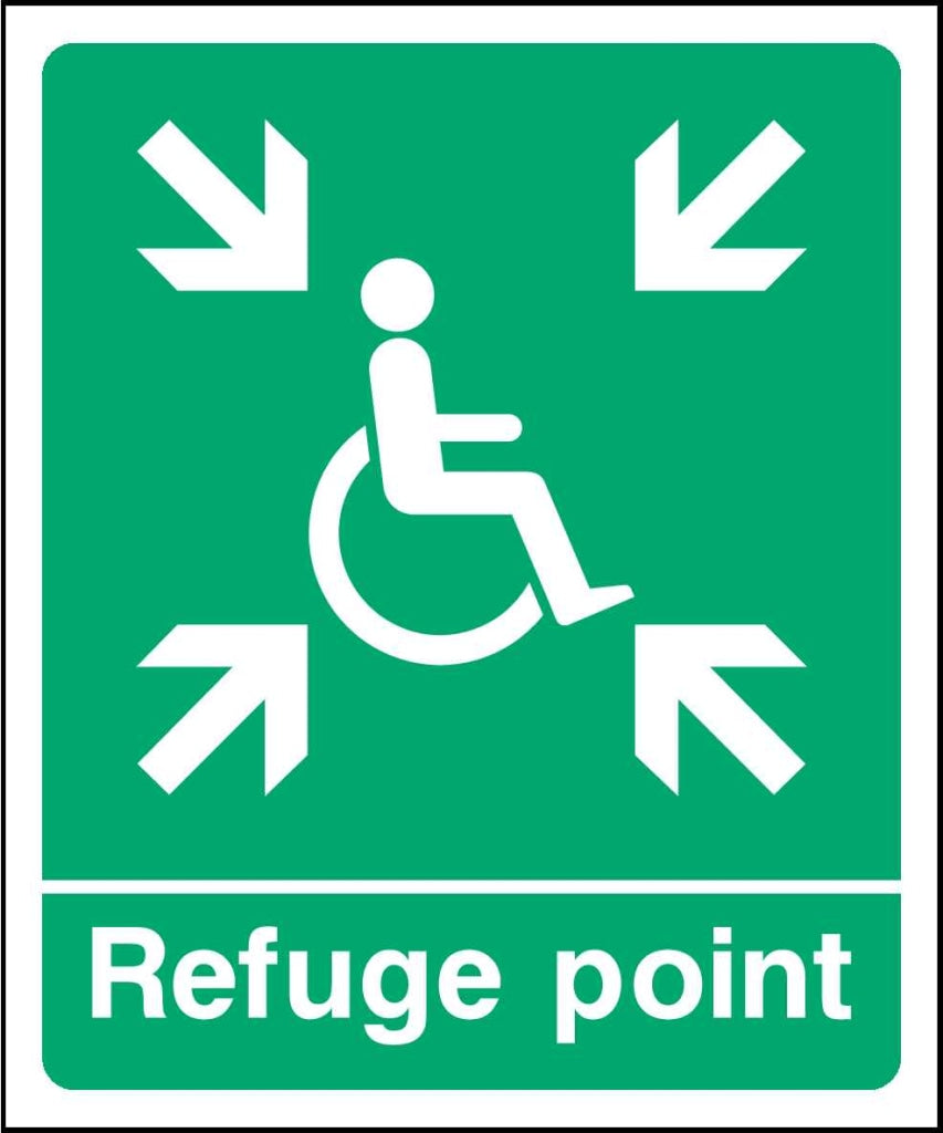Refuge point - Safety Decals Ltd