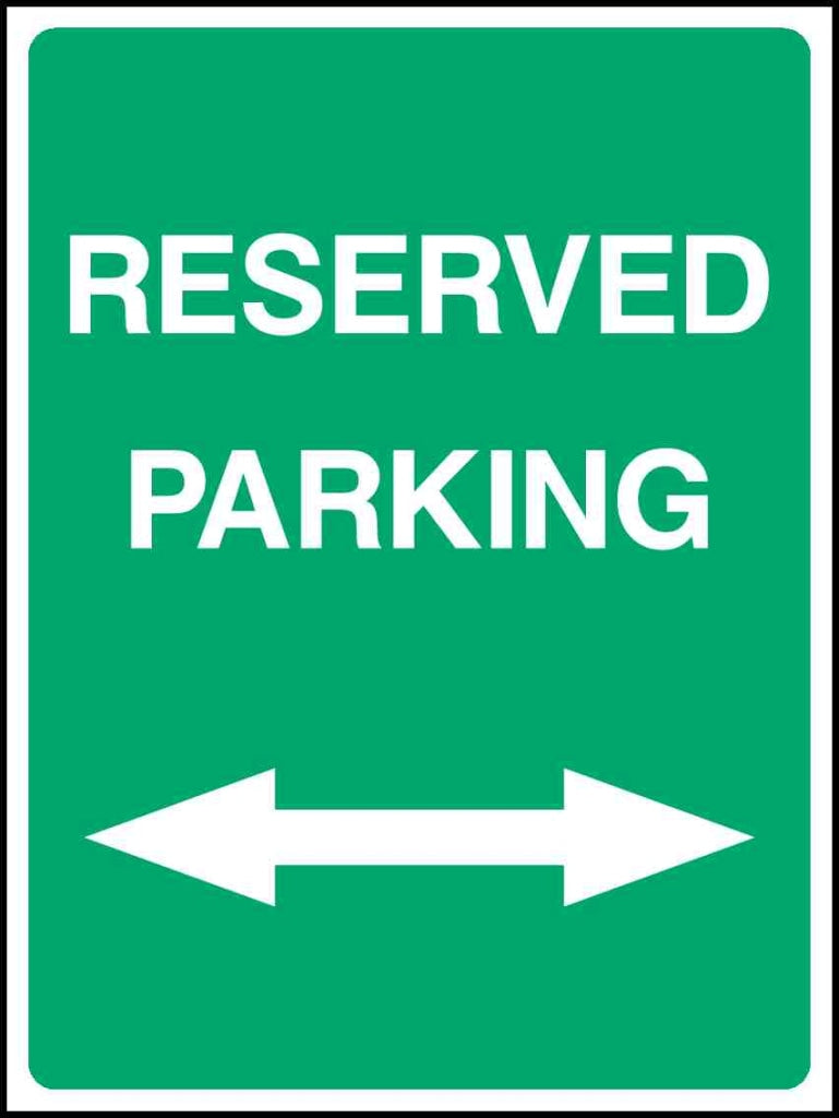 RESERVED PARKING - Safety Decals Ltd