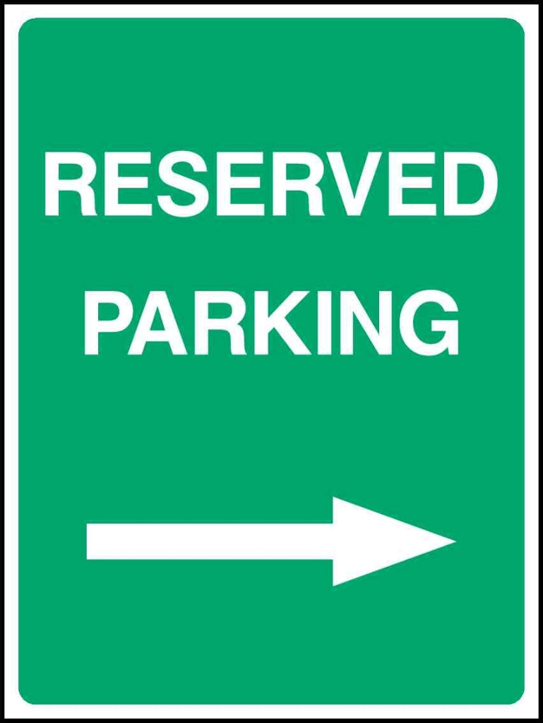 RESERVED PARKING - Safety Decals Ltd