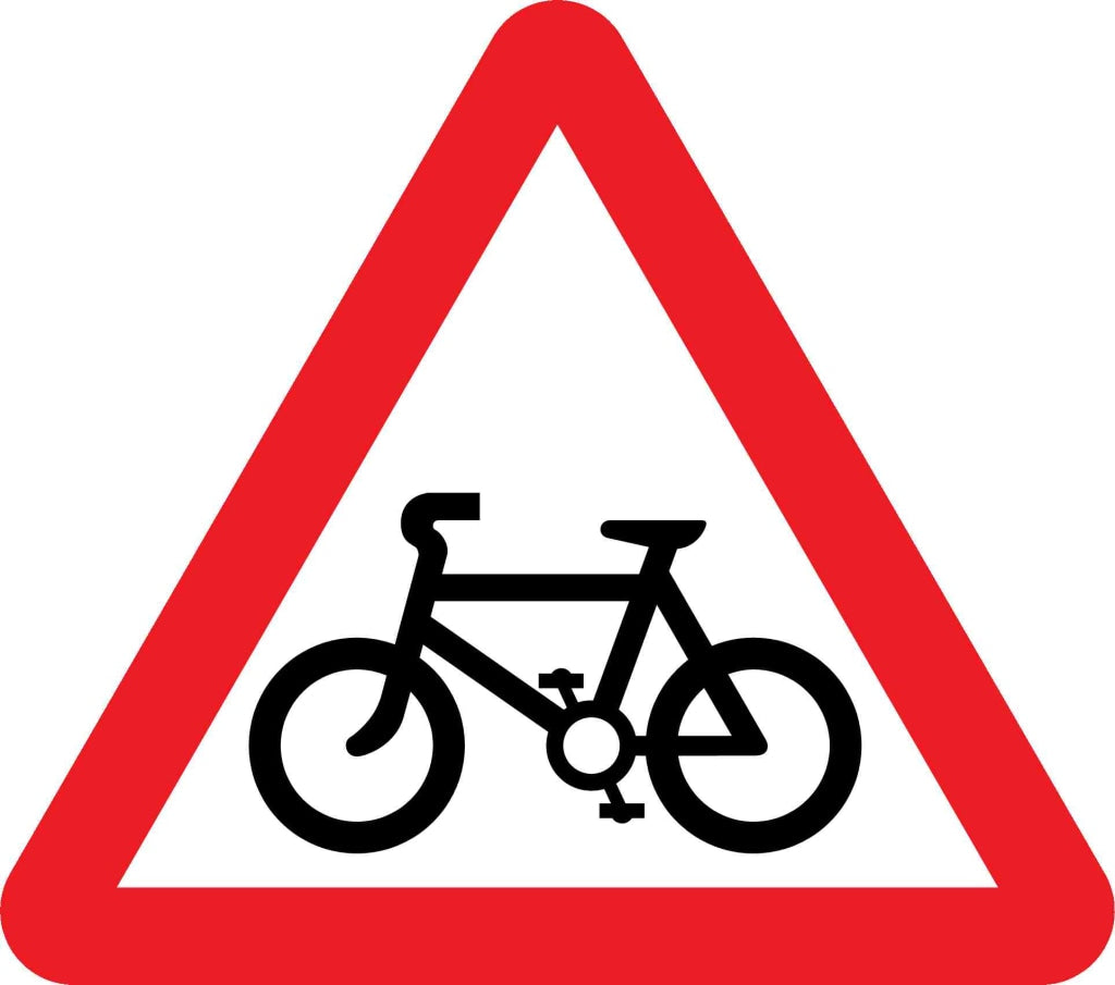 riding of pedal cycles prohibited - Safety Decals Ltd