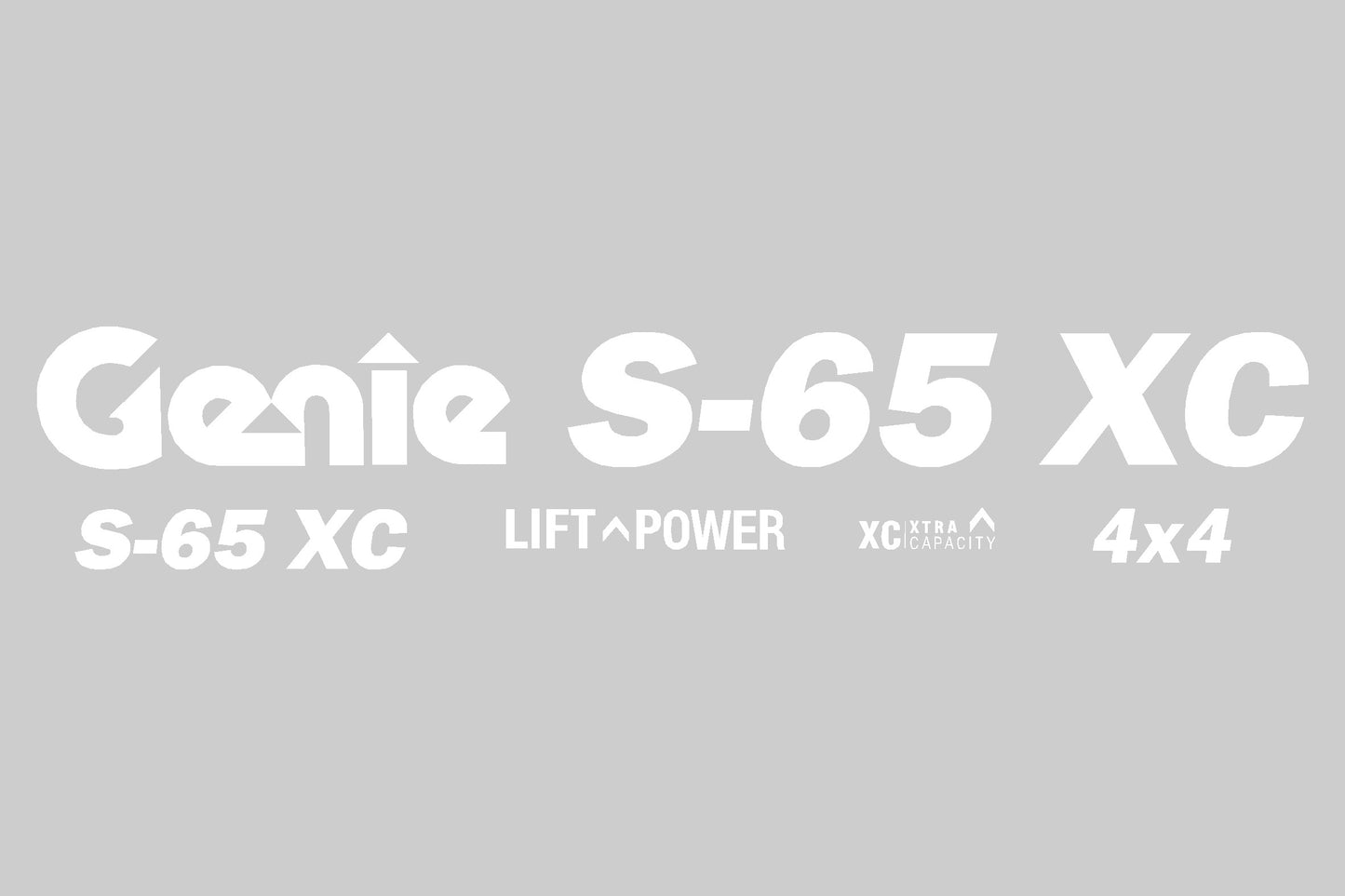 Genie S65X Cosmetic Decal, Decal Kit